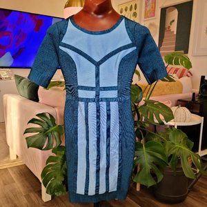 WOW COTURE Denim Bandage Dress